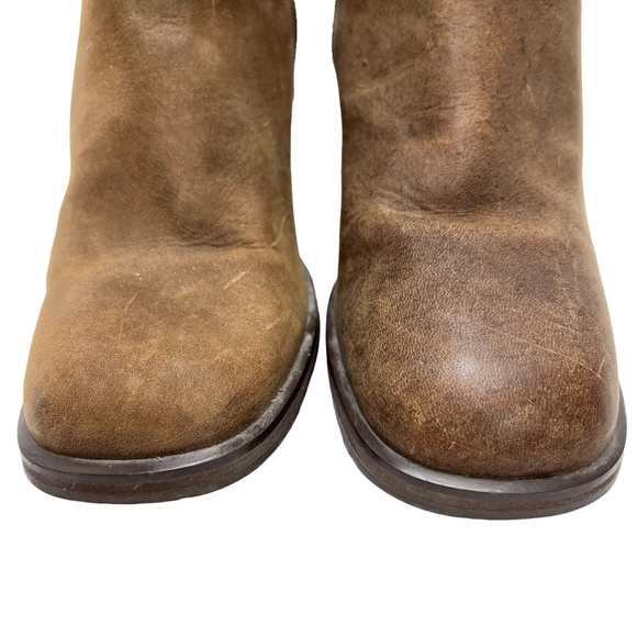 DIANE HARVEY HD2 Studio Brown Genuine Leather JUDITH Ankle Boots Booties sz 8 M - Picture 2 of 16